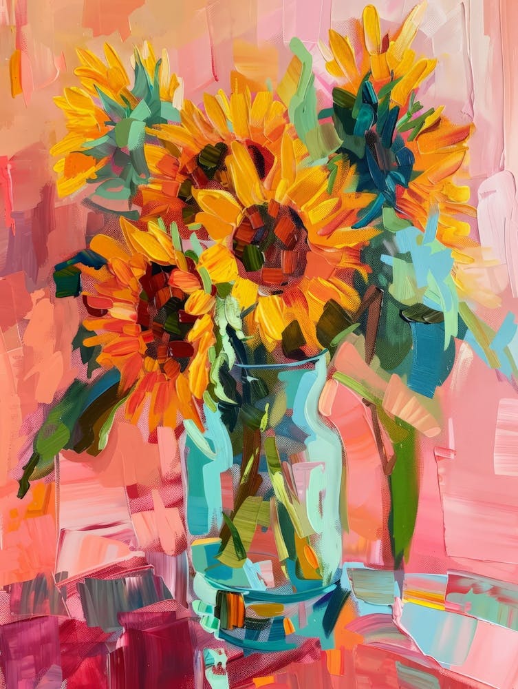 Sunflowers In A Vase 19