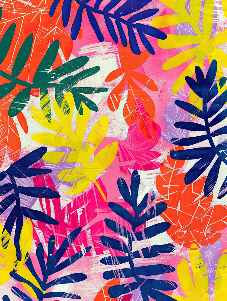 Energetic Jungle Matisse Style