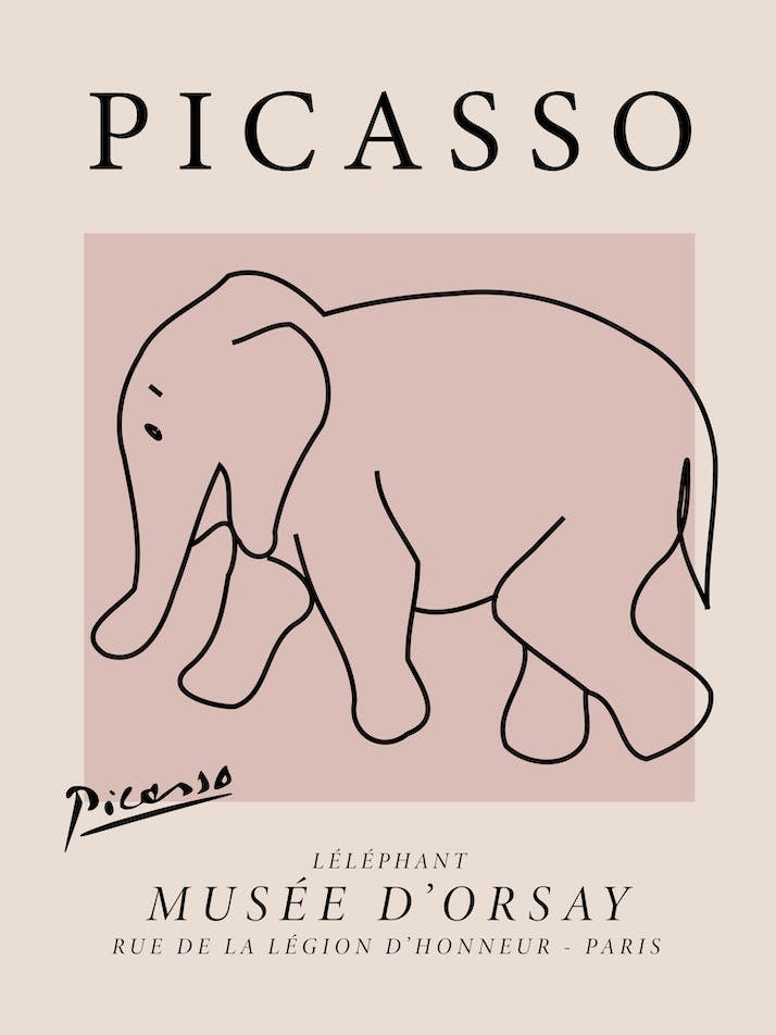 Elephant - Picasso Style