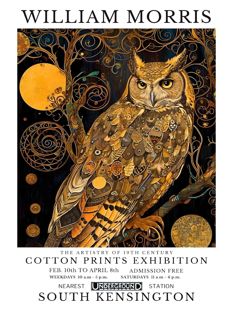 William Morris Cotton Prints Exhibition 54