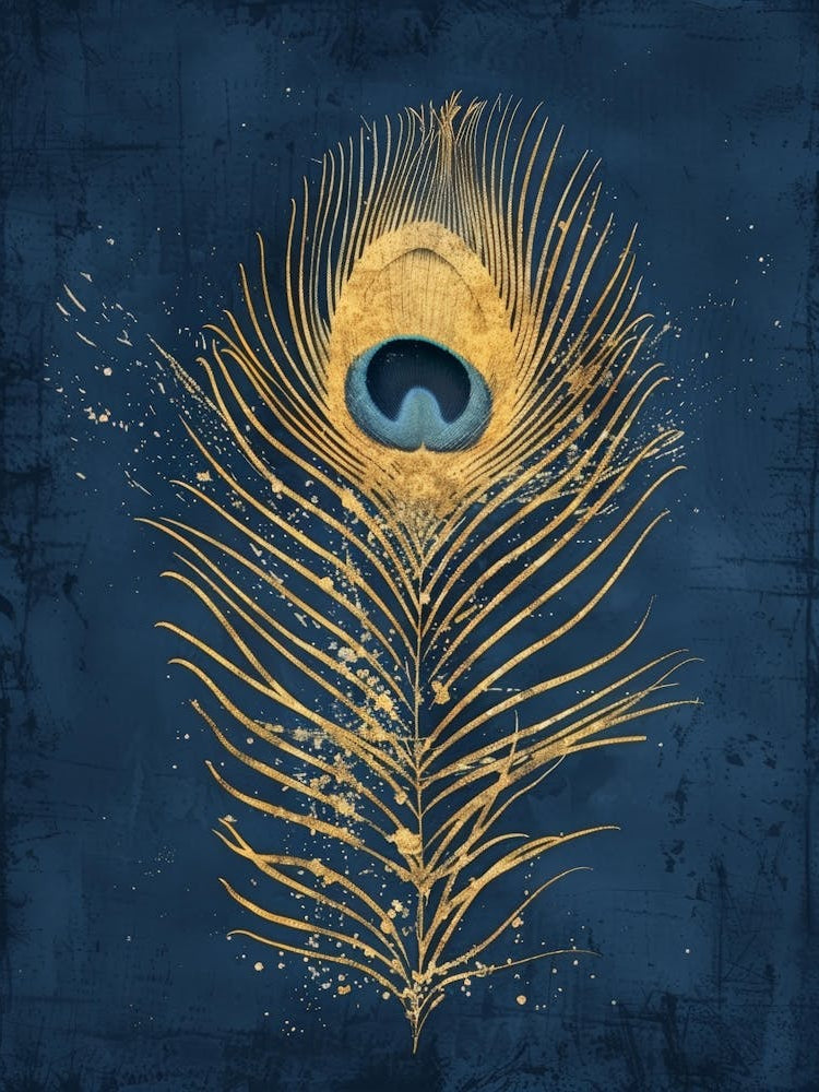 Peacock Feather Canvas Print 1
