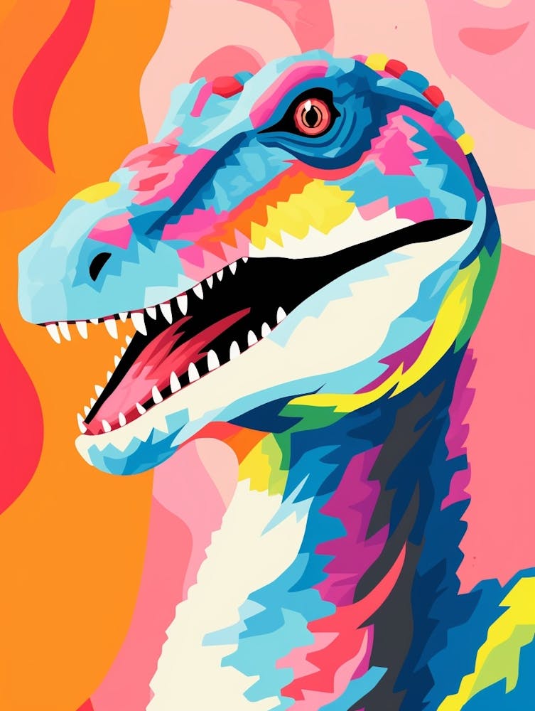Colourful Dinosaur Baryonyx 6