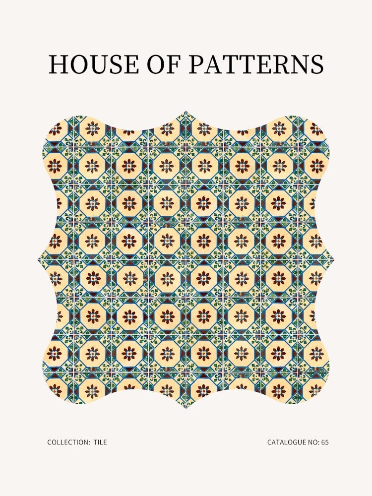 Tile Pattern Poster 66