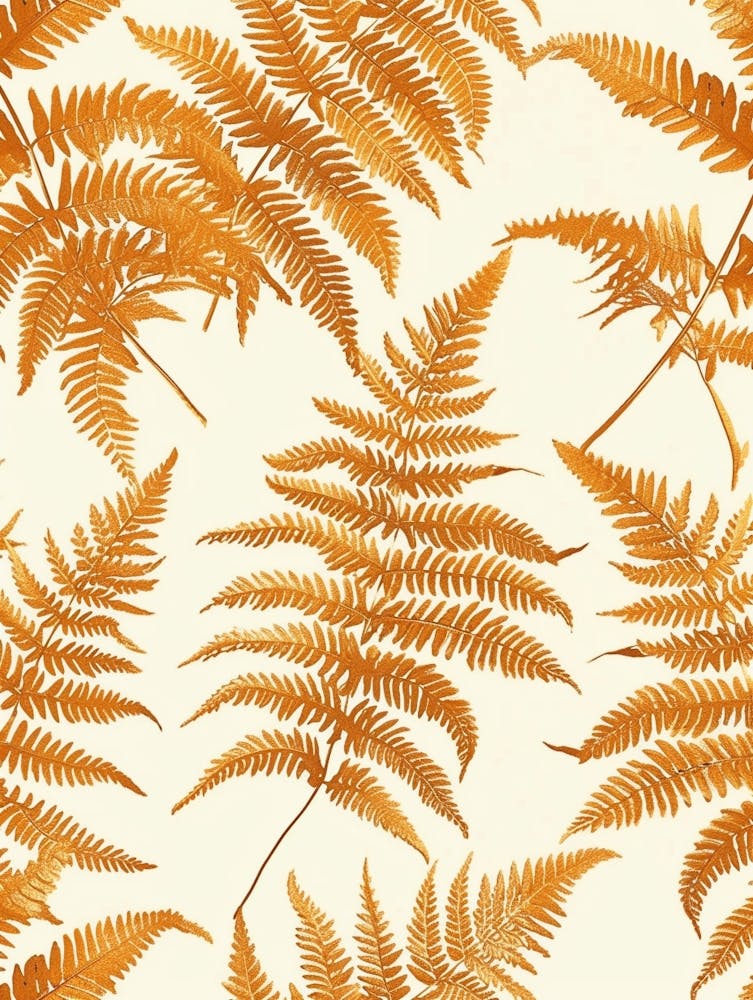 Pattern Poster Cinnamon Fern 1