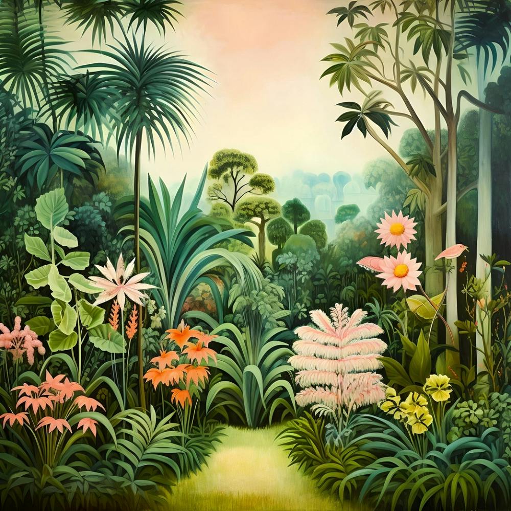 At The End Of The Garden By F Parrish