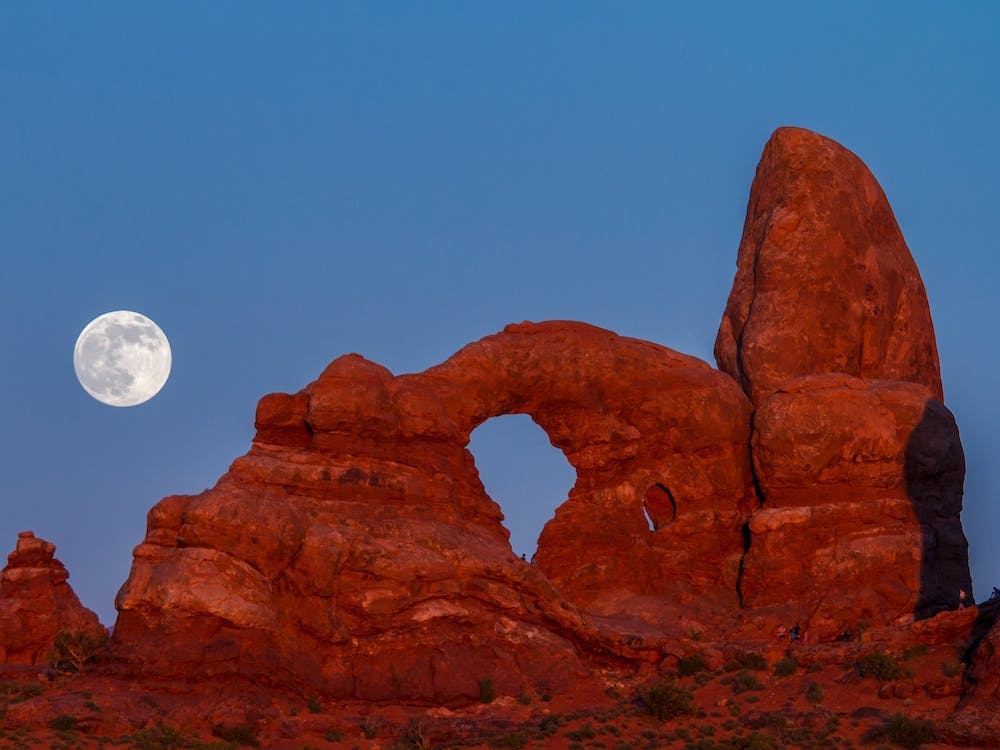 Supermoon At Turret Arch