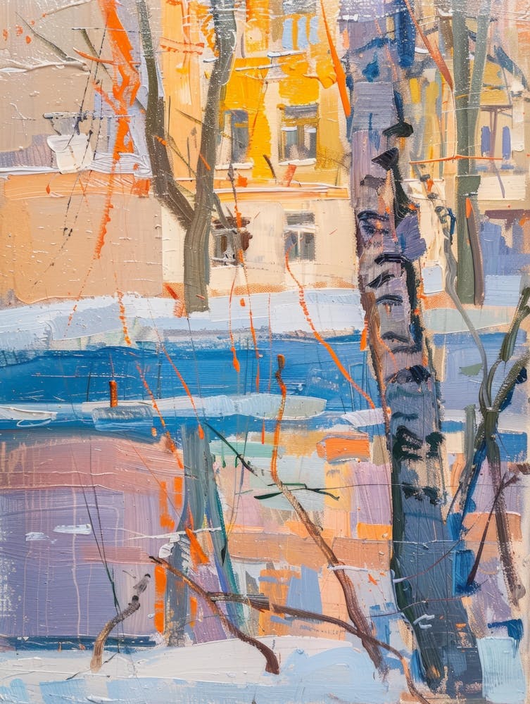 Birch Trees By The River 5