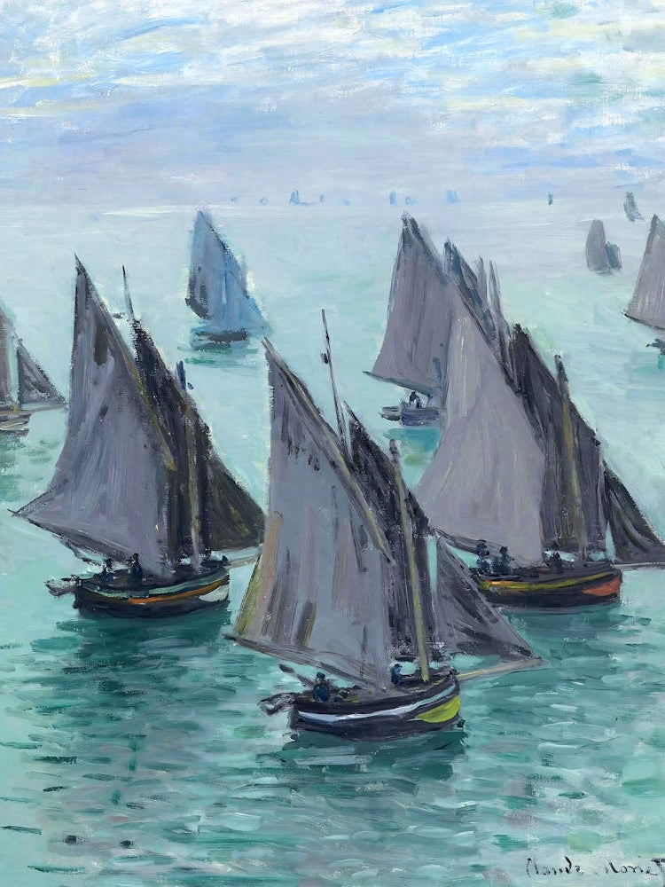 Claude Monet - Sailboats