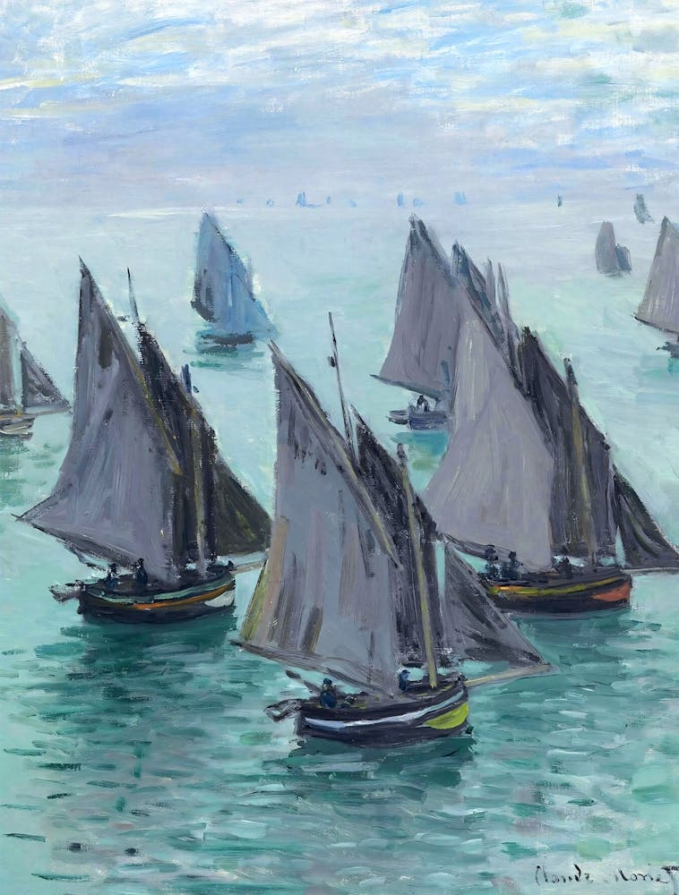 Claude Monet - Sailboats