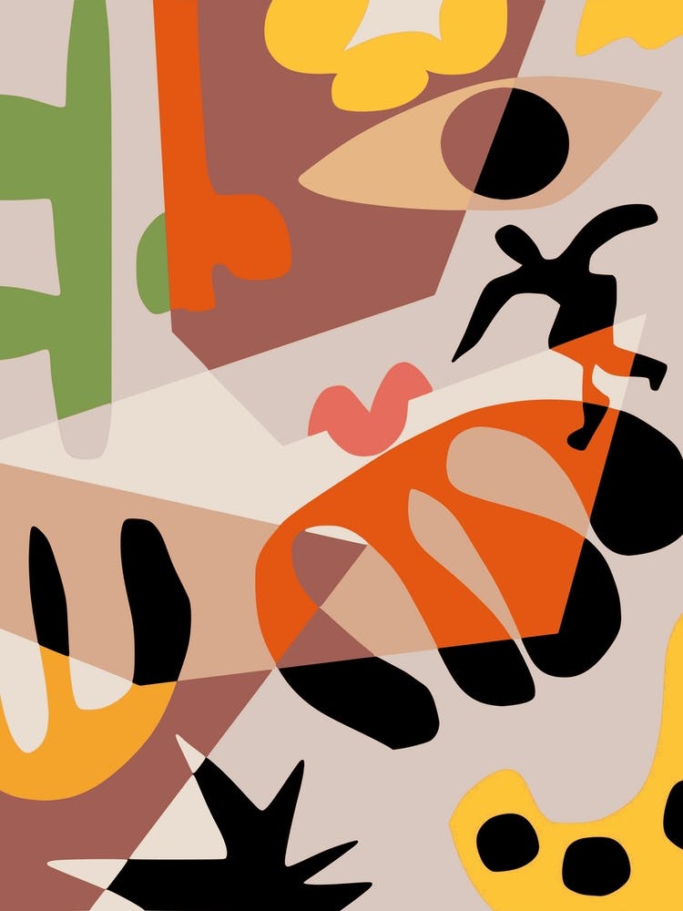 Jumpy Abstract Collage