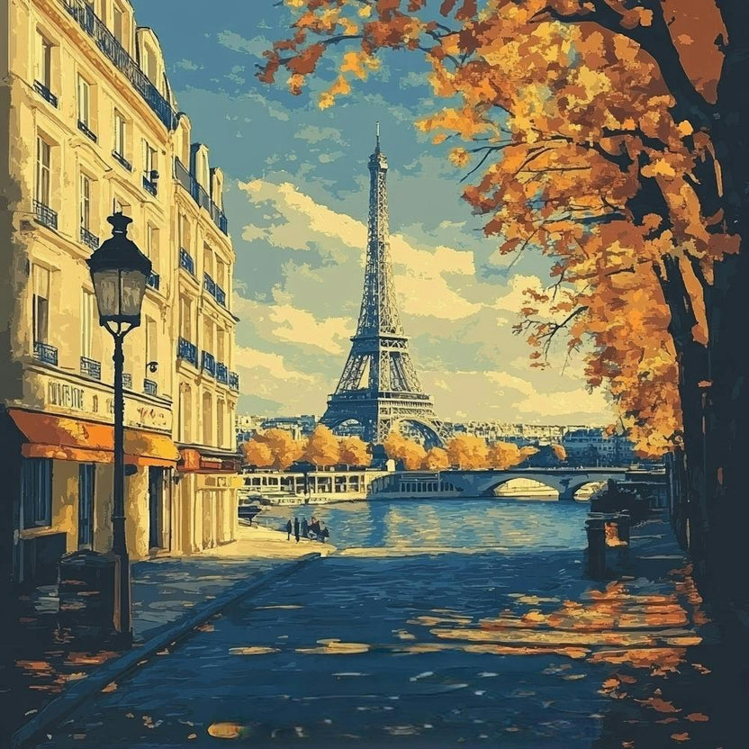 Paris Eiffel Tower Art 1