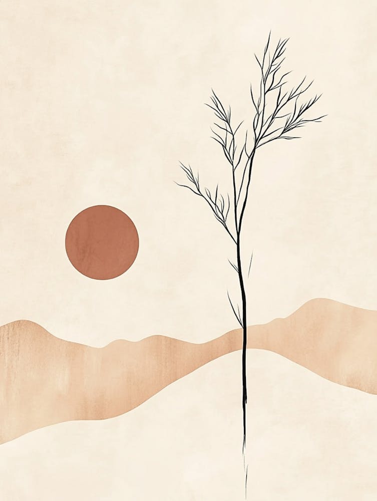 Tree In The Snow