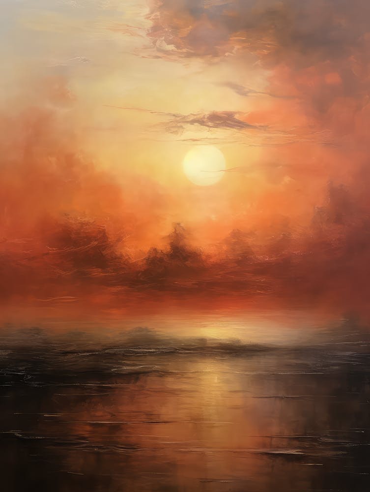 Sunset Over The Sea 5