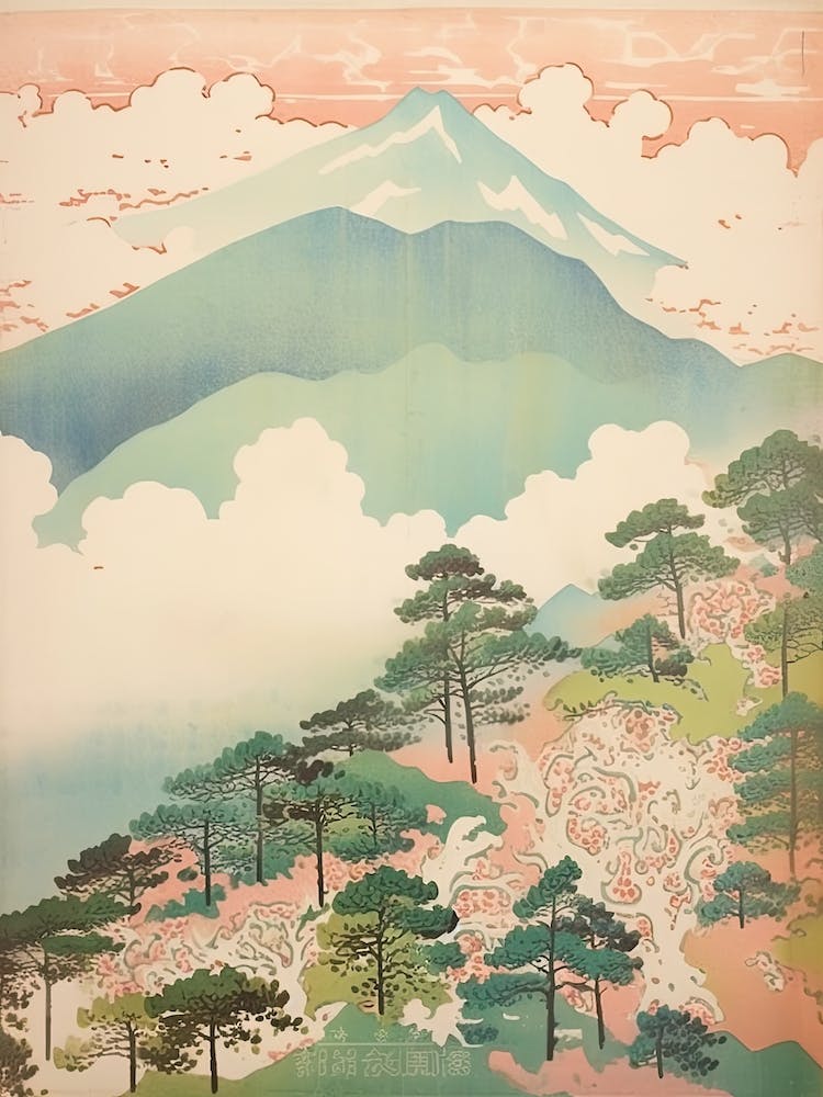 Mount Zao In Yamagata Miyagi, Japanese Landscape 2