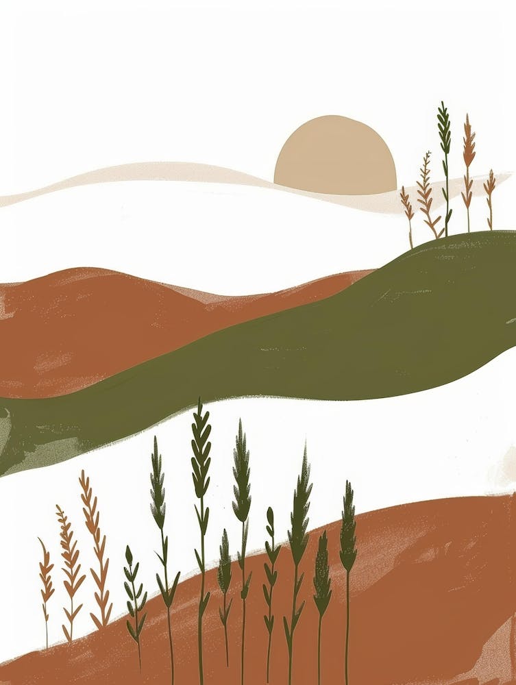 Landscape With Wheat