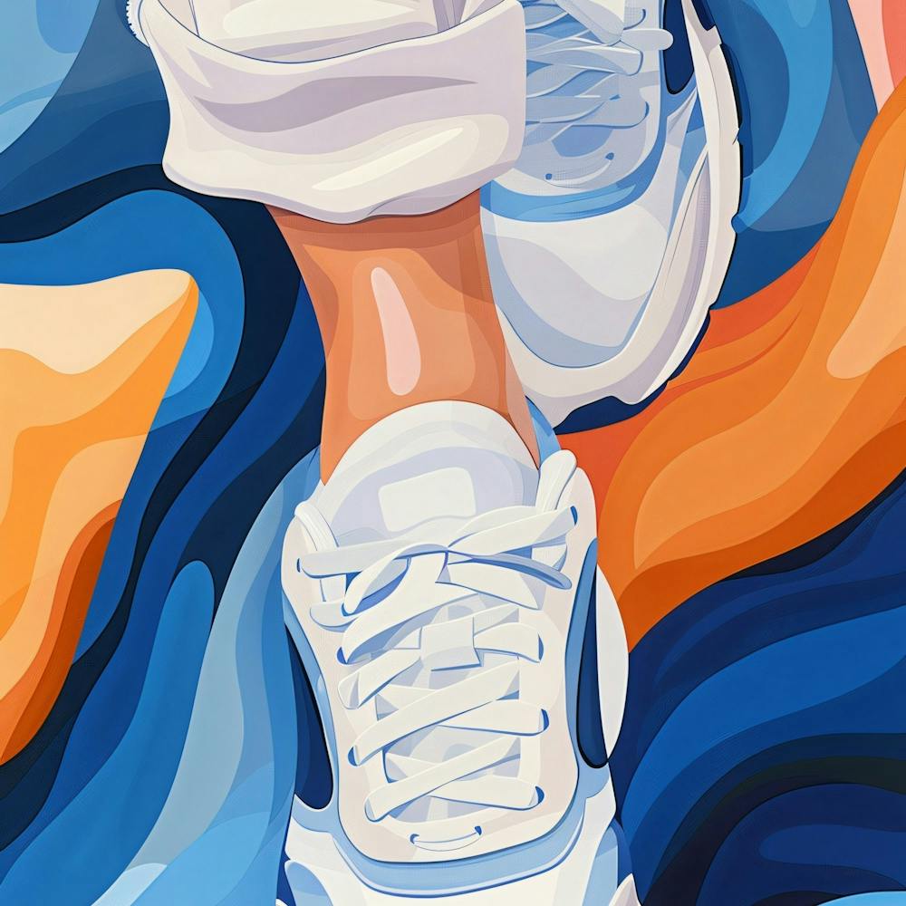 Sneakers In The Water