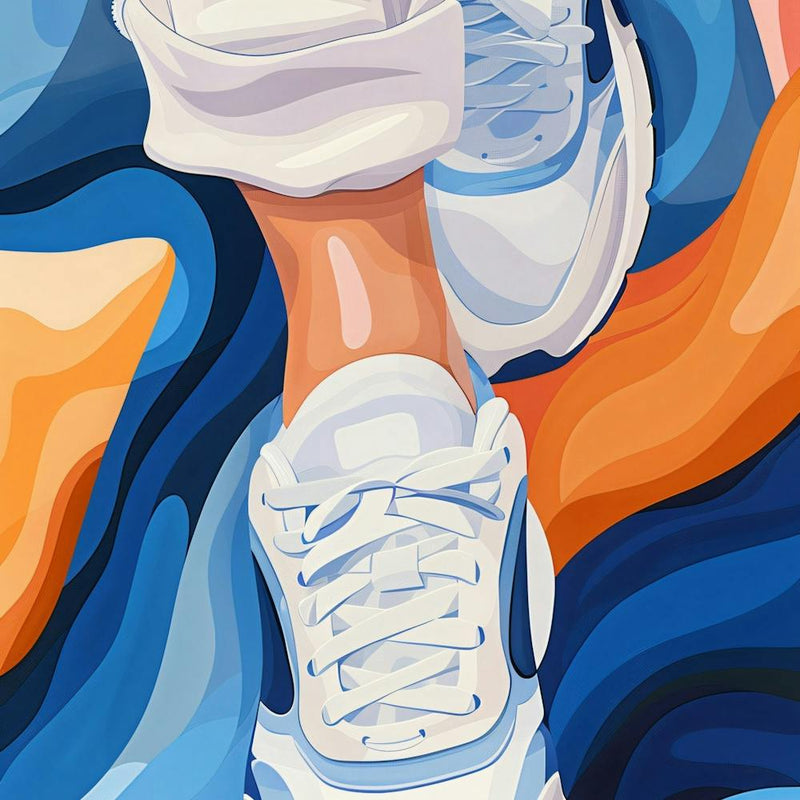 Sneakers In The Water