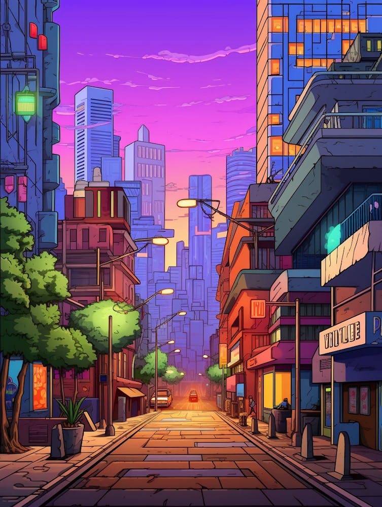 Architecture Brutaliste Pixel Art 6