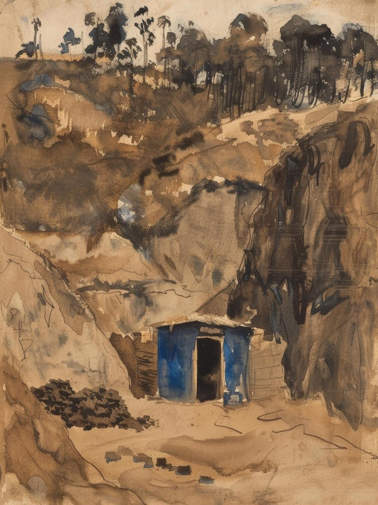 Blue Shed In The Mountains