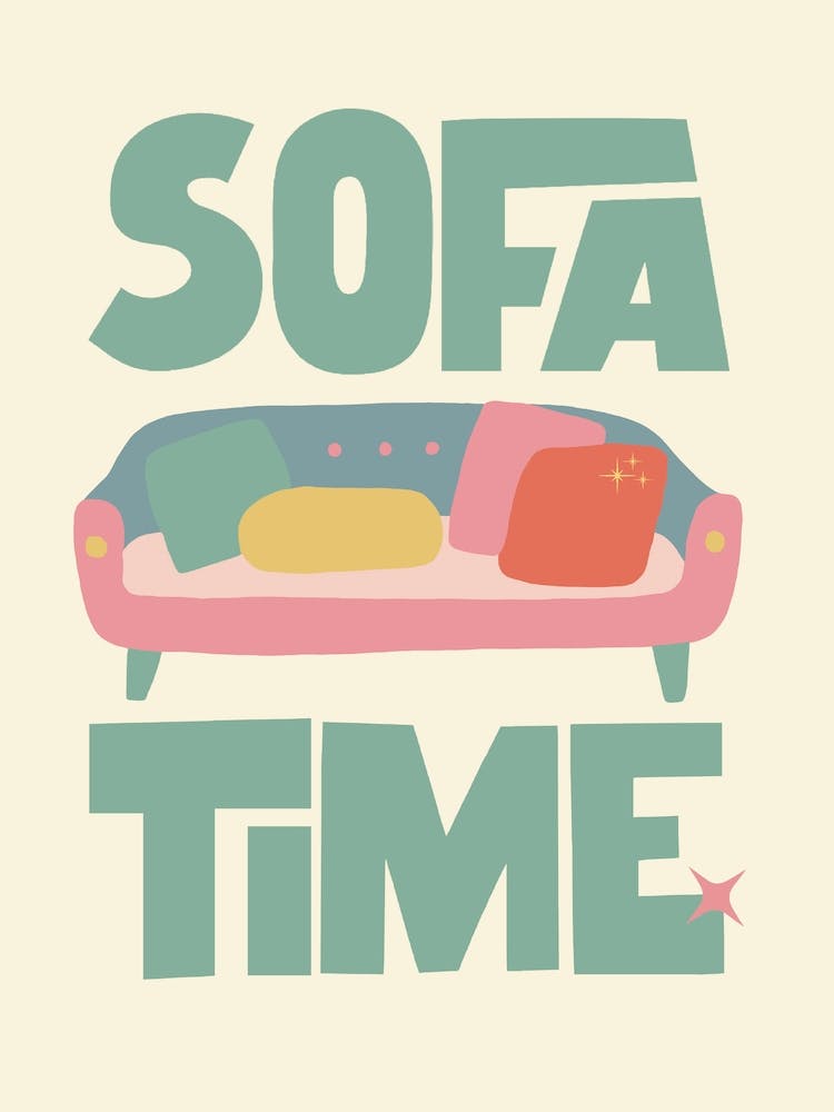 Sofa Time Lounge Wall Art