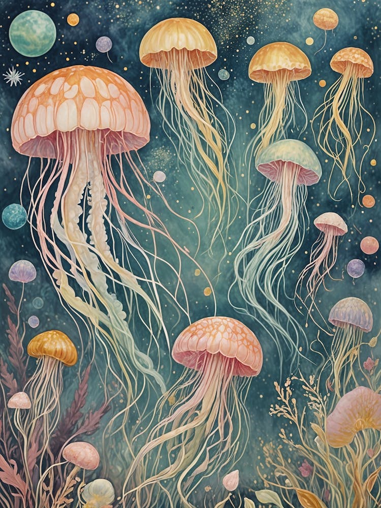 Pastel Jellyfish