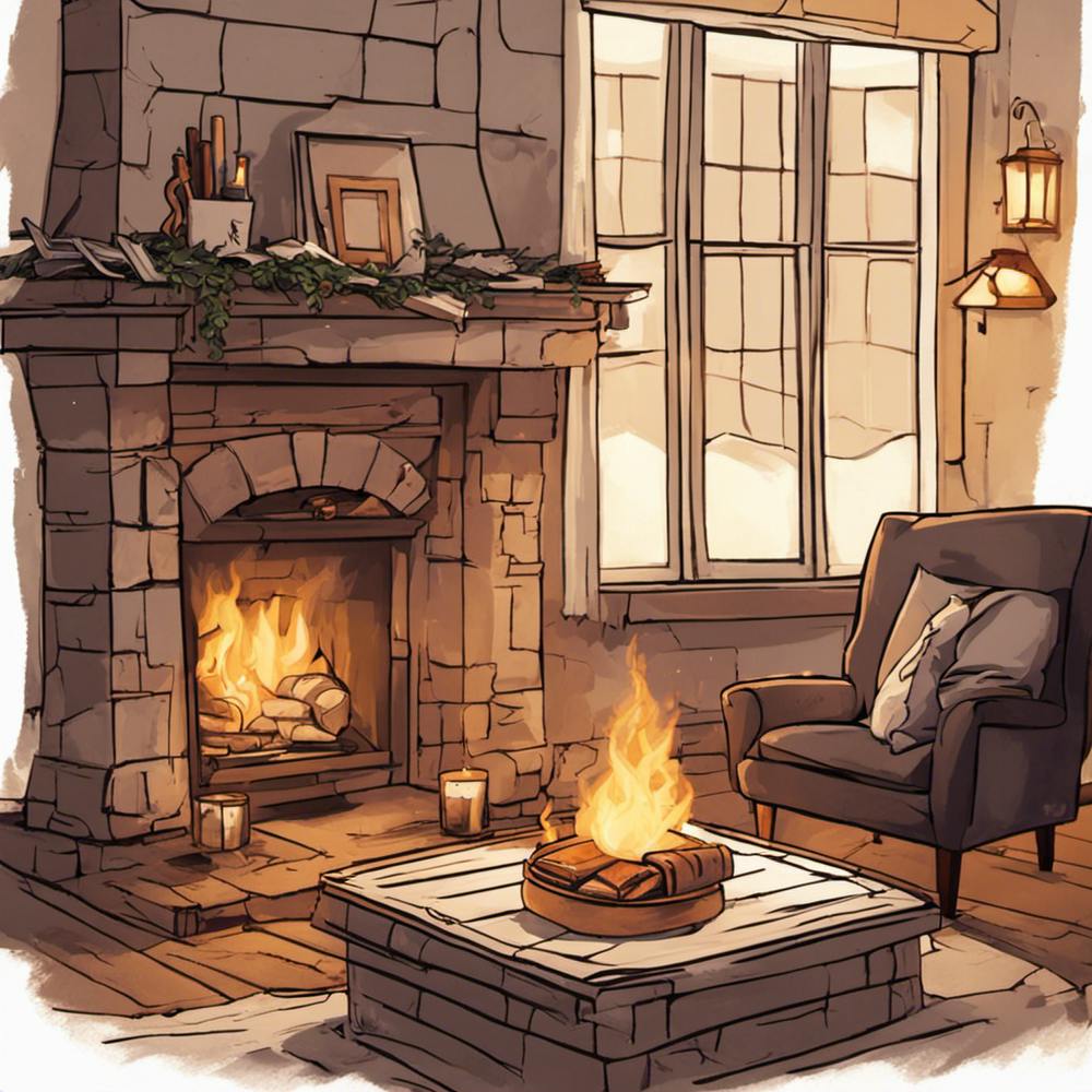 Fireplace Drawing