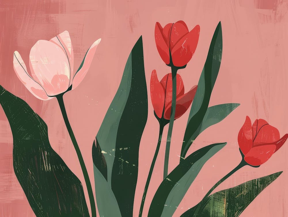 Rote Tulpen 12