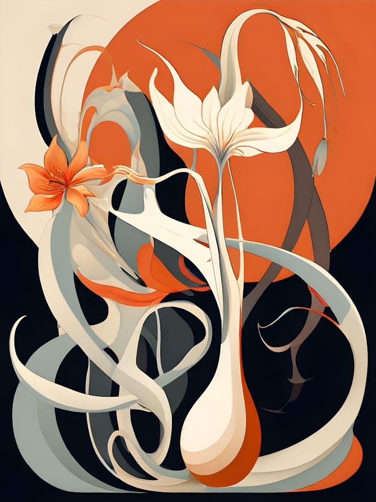 Abstract Flower Painting 33