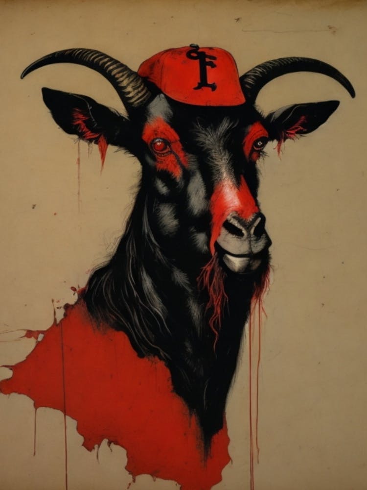The Goat, Red& Black,