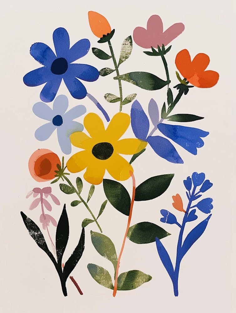 Painted Florals Lobelia 2