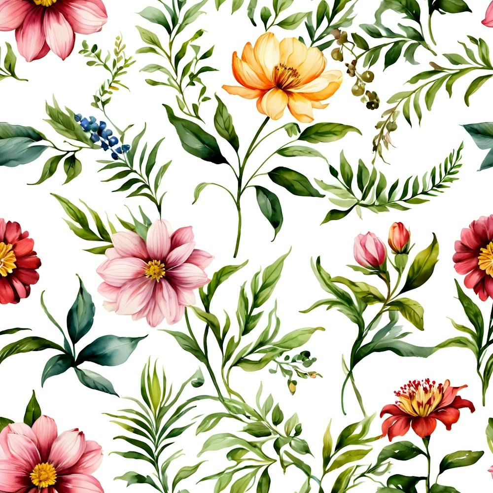 Watercolor Floral Pattern 9