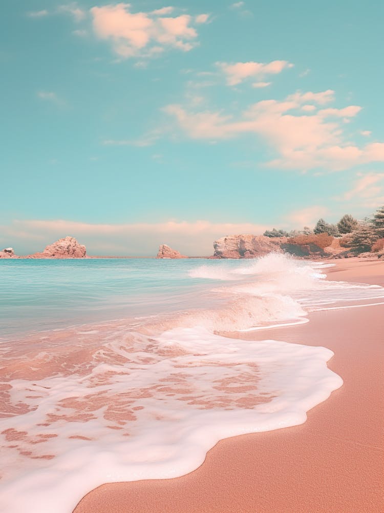 Kaputas Beach Turkey Turquoise And Pink Tones 1
