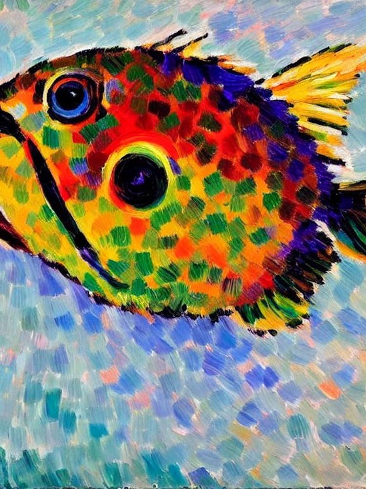 Pufferfish Matisse Inspired