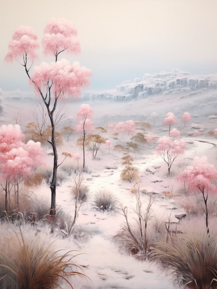 Dreamy Winter Painting Ambor National Park Bolivia 1