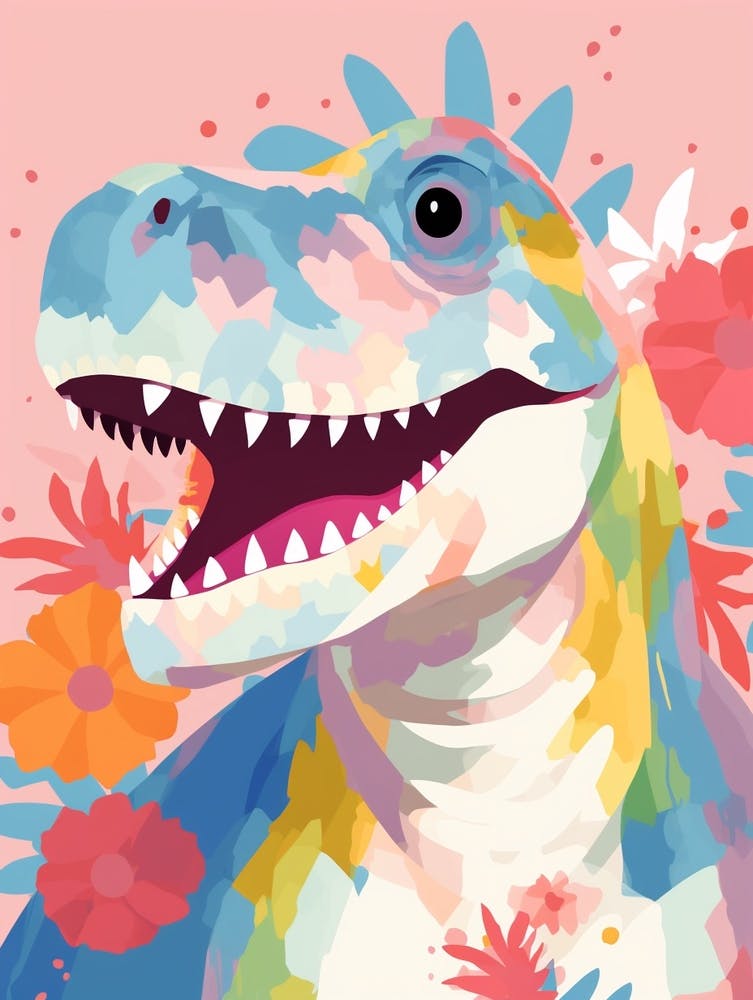 Colourful Dinosaur Gorgosaurus 2