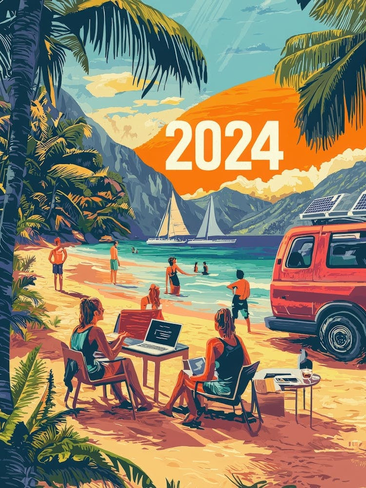 Aihrgdesign A Lifestyle Poster Celebrating The Digital Nomad 5