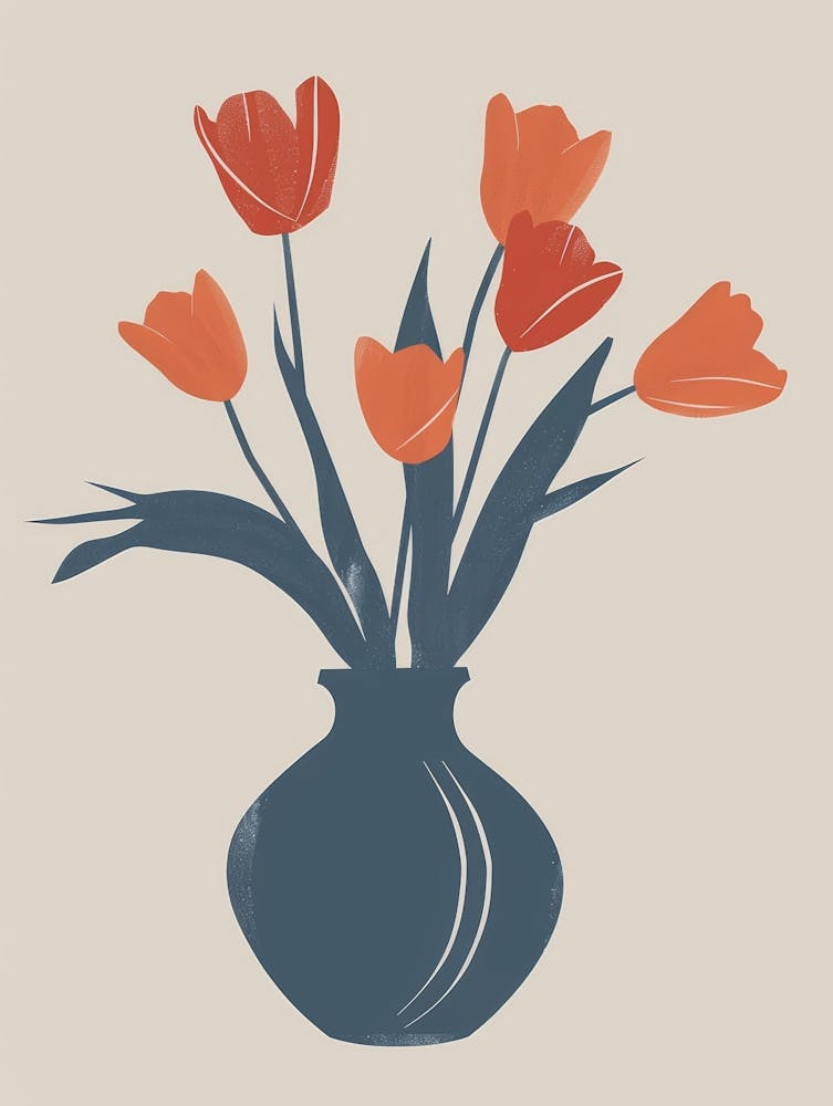 Tulips In A Vase 12