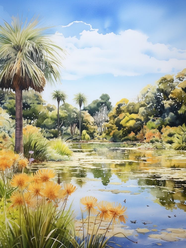 Royal Botanic Garden Melbourne Aquarelle