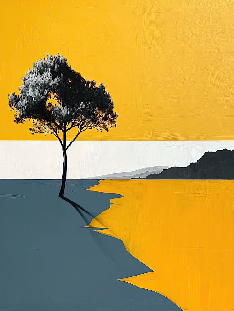 Arbre Solitaire, Style Minimalisme