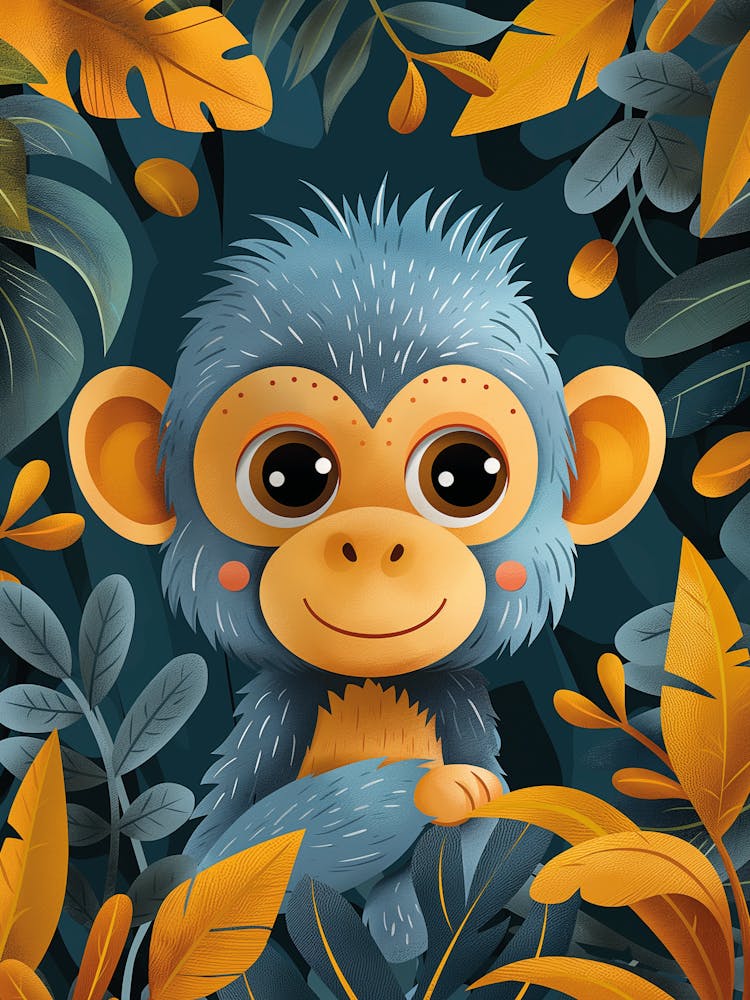 Monkey In The Jungle