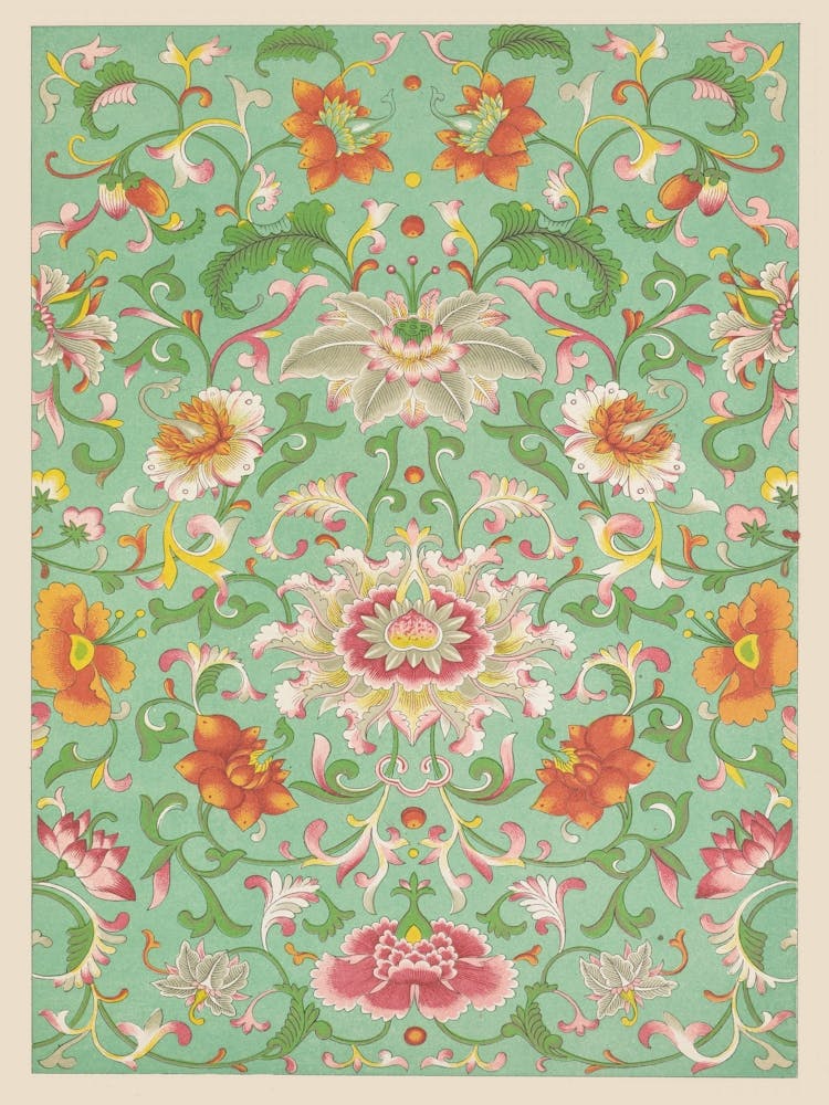 Chinese Floral Pattern 1