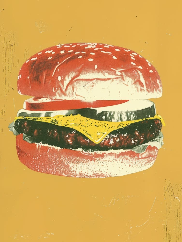 Burger Canvas Print