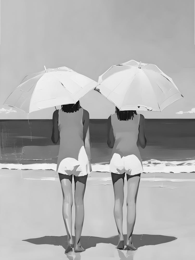 Two Women On The Beach