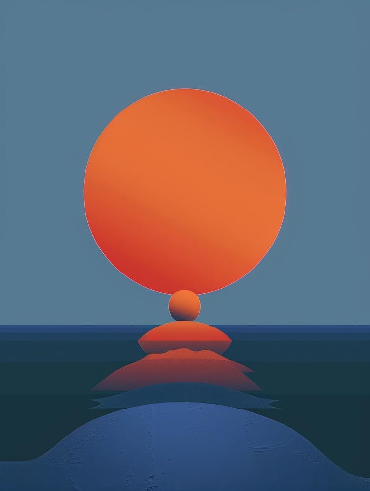 Sunset Over The Ocean 42