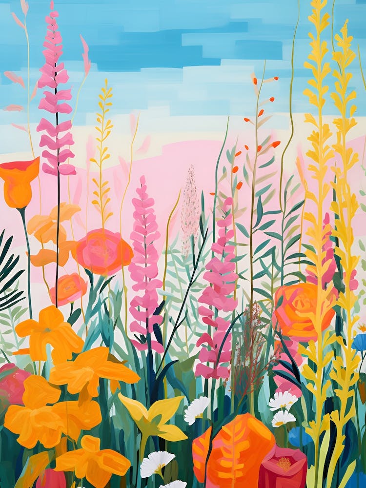 Wild Flower Garden Contemporary illustration