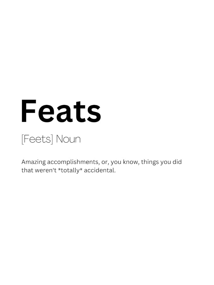 Feats Definition Meaning