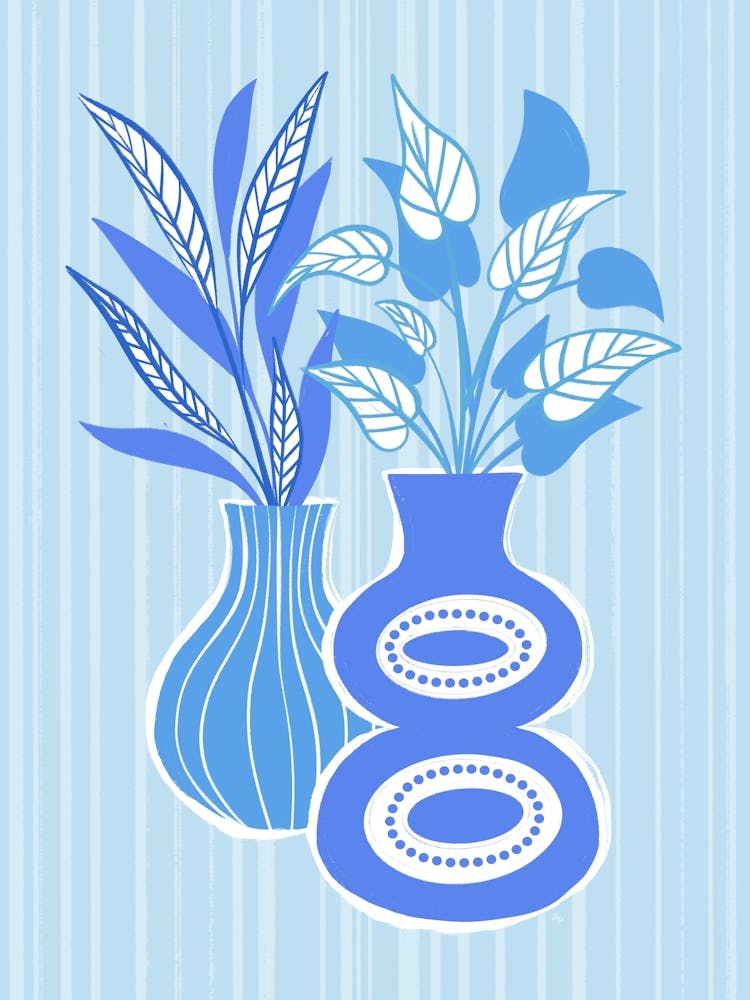 Blue Vases