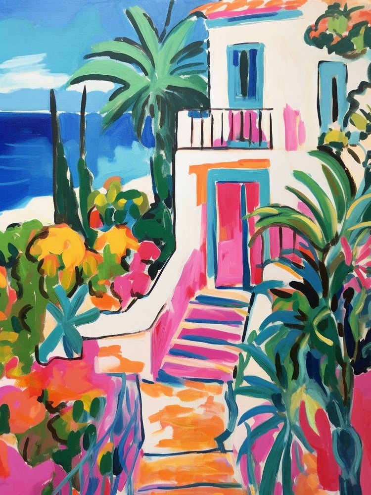 Capri Italy Fauvist Painting