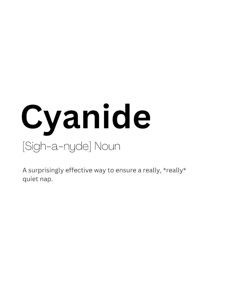 Cyanide Definition Meaning