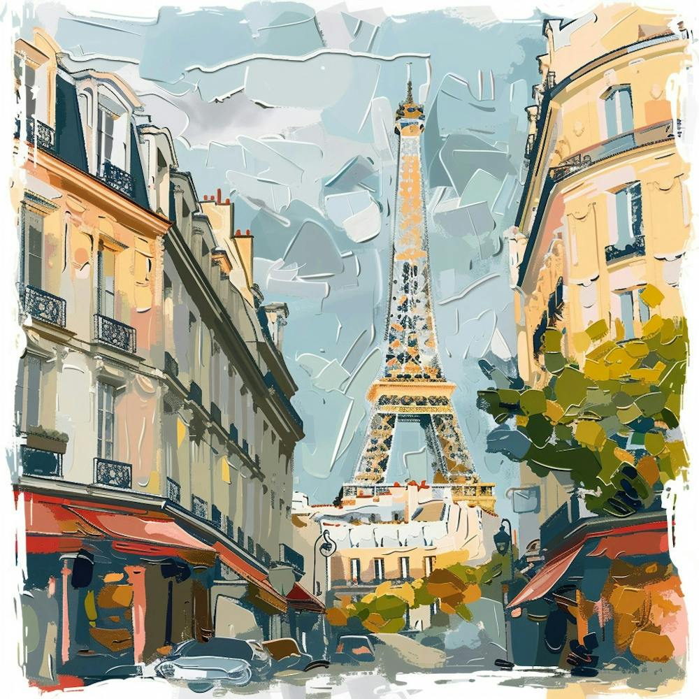 Paris Street Painting 1